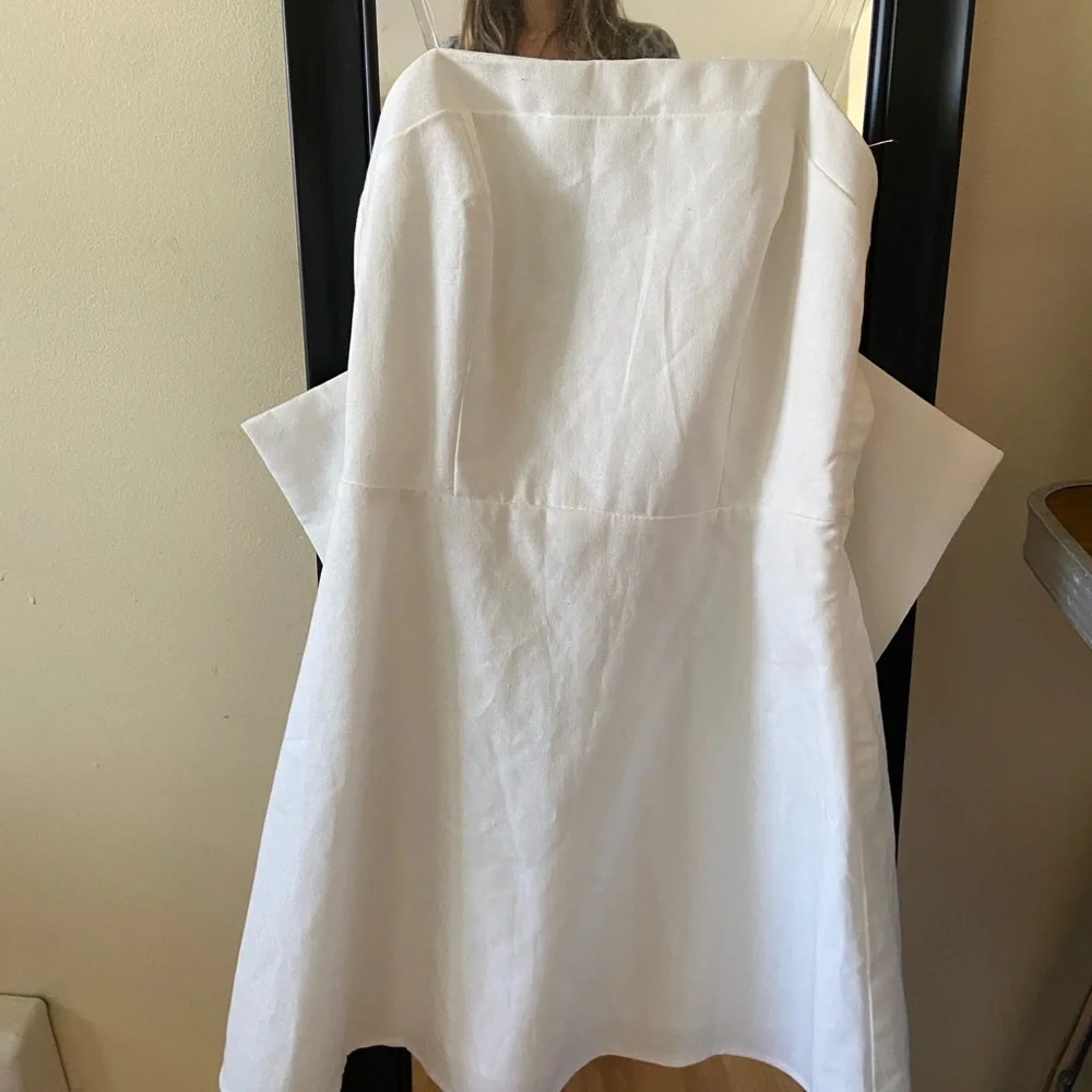Altar'd State White Bow Dress - Picture 3 of 5